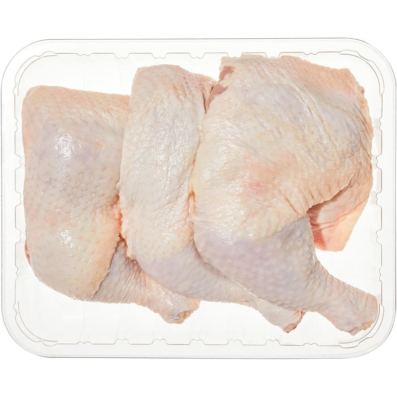 Cuisse de poulet (attachée au dos)