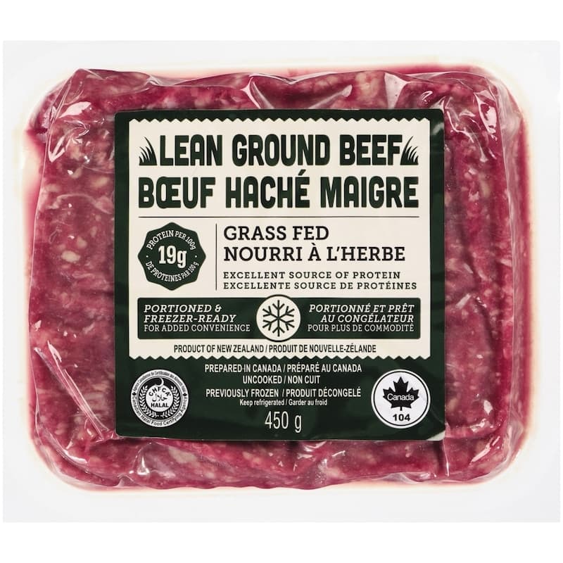 Bœuf haché maigre nourri à l'herbe