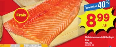 Filet de saumon de l'Atlantique